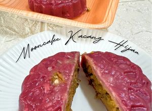Foto resep Mooncake Kacang Hijau, Ubi Ungu & Talas Nikmat