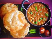 A picture of puri channa