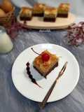 Bolu lapis pisang ketan hitam (butter cake n spongecake)