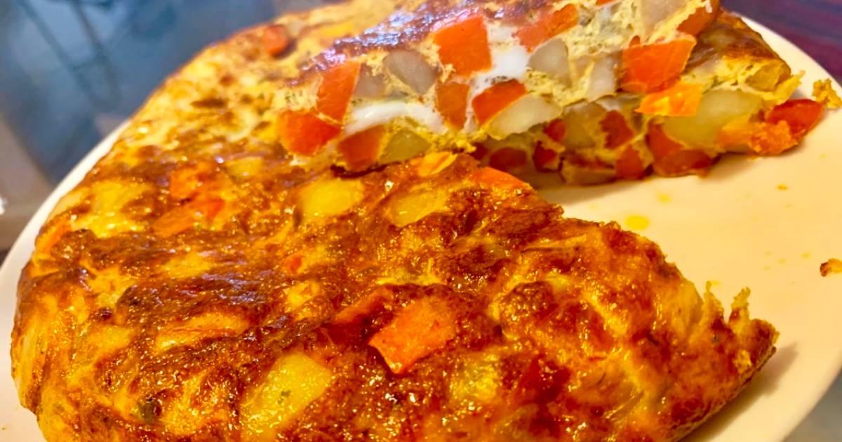 Tortilla de zanahoria y papas Receta de Tamy Cookpad
