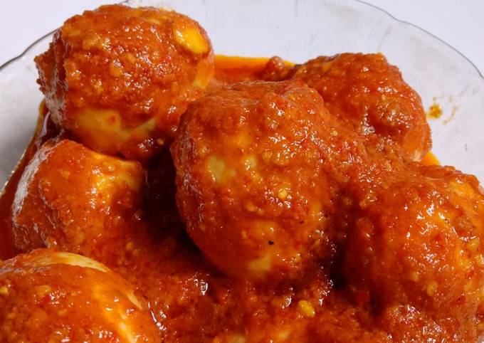 Resep Telur Balado Simple Oleh Nafa Alfiani Cookpad