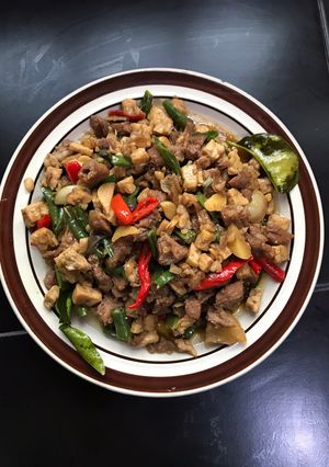 Foto resep Oseng Daging Tempe dan Kacang Panjang