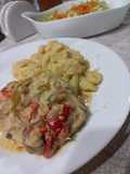 Caderitas de pollo a la crema