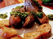 Una foto de pesto cerdo