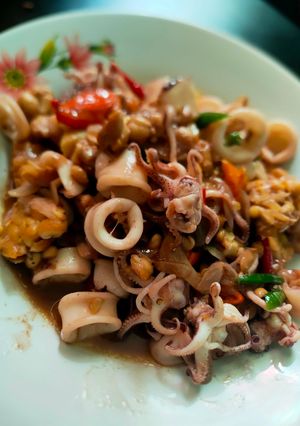 Foto resep Tumis cumi tempe