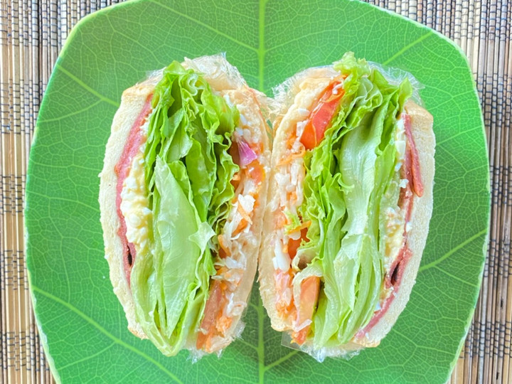 Resep Salad sandwich Anti Gagal