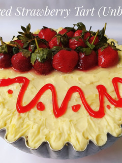 Foto resep Layered Strawberry Tart (Unbaked)