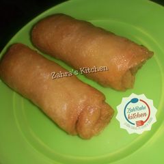 A picture of Springrolls.