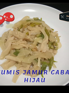 Foto resep Tumis Jamur Cabai Hijau