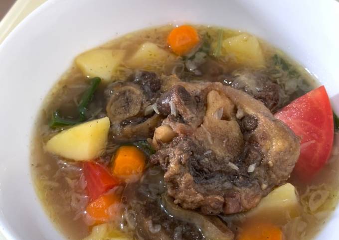 Resep 16 hrs slowcooked Sop buntut Anti Gagal