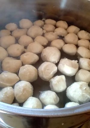 Foto resep Bakso Ayam Blender Kenyal Anti Gagal tanpa es