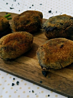 Una foto de Croquetas de morcilla y puerro