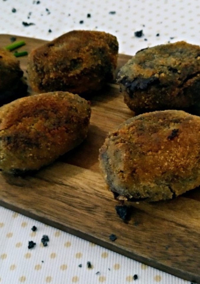 Una foto de Croquetas de morcilla y puerro