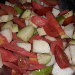Colourful healthy fruit salad A picture of Colourful healthy fruit salad.