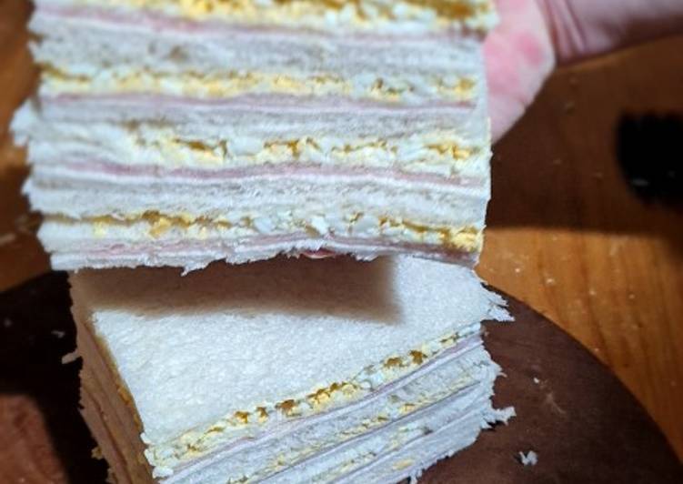 Sándwich de Miga Triples... Un LUJO! Receta de 🇦🇷El Choperete🇦🇷 By