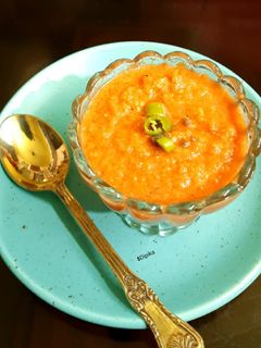 রোস্টেড টমাটো চাটনি(roasted tomato chutney recipe in Bengali) রেসিপির প্রধান ছবি
