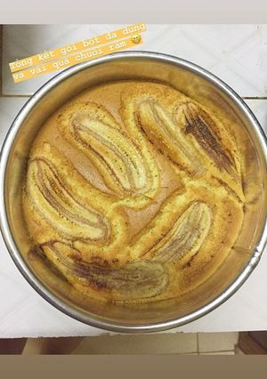 Hình của món Bánh bông lan chuối.