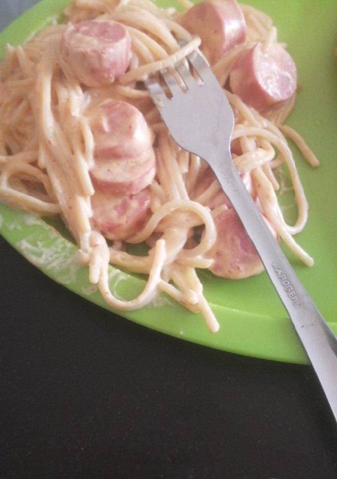 Una foto de Spaghetti al chipotle