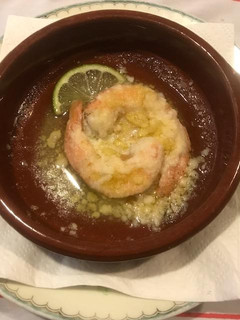 Una foto de Camarones al limón