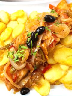 Foto de Bacalhau com Batatas e Pimentada