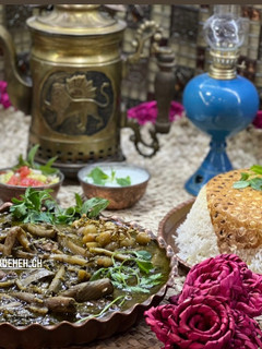 عکسی از دستور خورشت کنگر