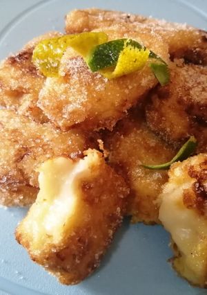 Una foto de Leche frita