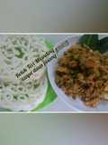 Botok Teri Mlanding (ala chef) - tanpa daun pisang