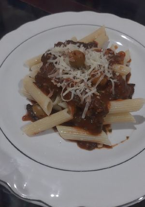 Una foto de Pasta a la puttanesca estilo Anto