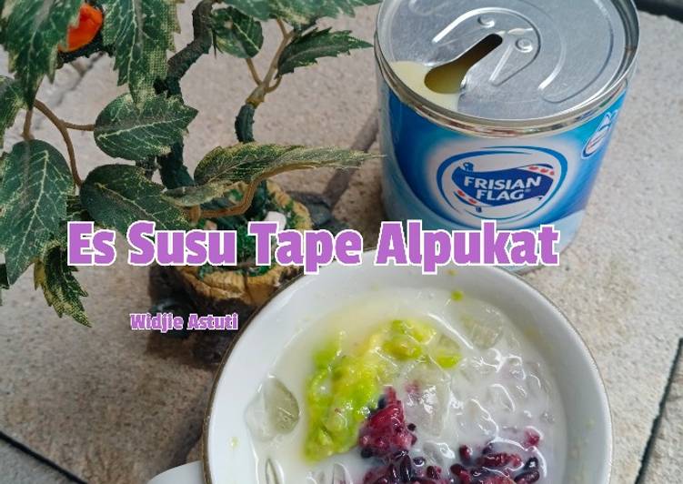 Resep Es Tape Susu Alpukat yang Lezat