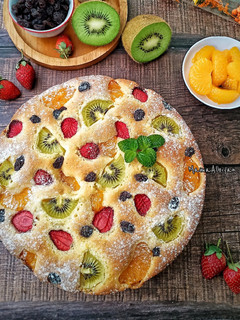 Foto resep 393. Fruits Pastry Cake