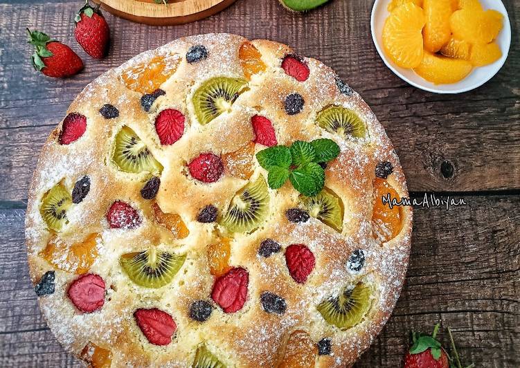 Resep 393 Fruits Pastry Cake Yang Nikmat