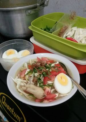 Foto resep Soto Ayam Kuah Bening Praktis