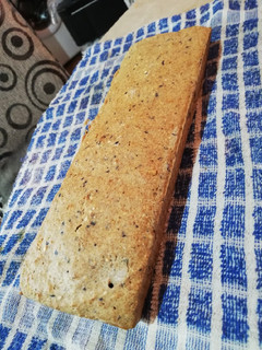 Una foto de Budín de arándanos saludable