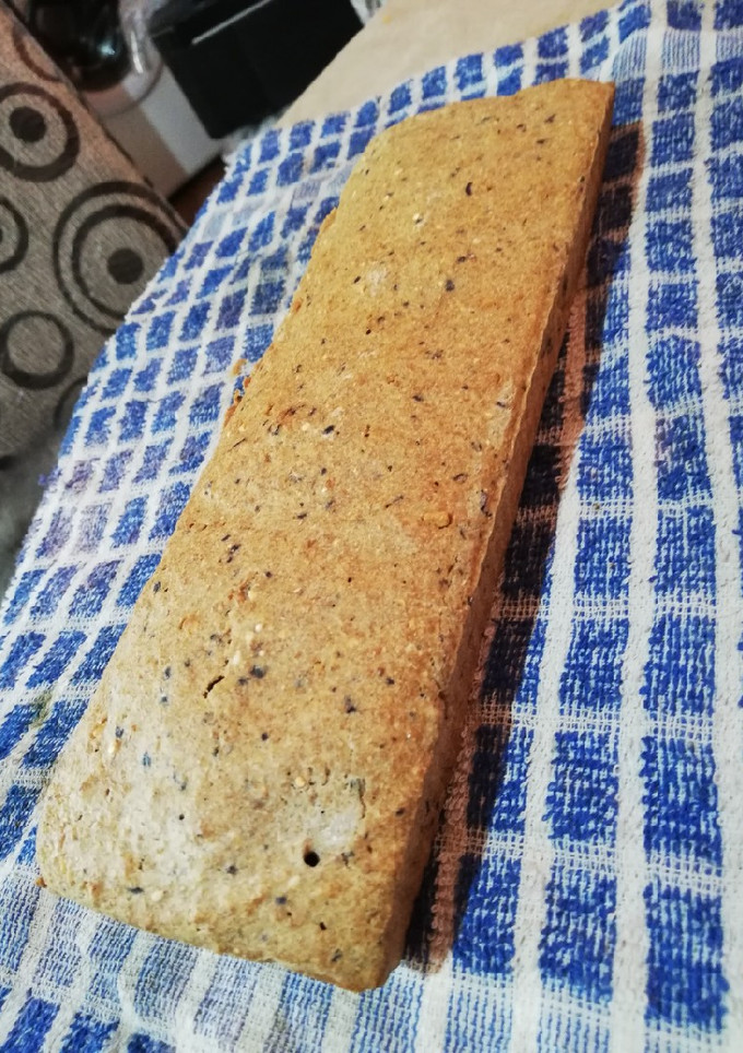 Una foto de Budín de arándanos saludable