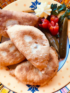 عکسی از دستور پیراشکی گوشت