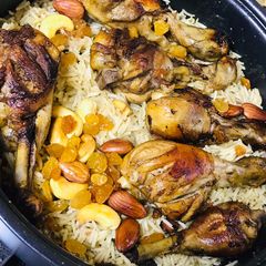 Chicken kabsa A picture of Chicken kabsa.
