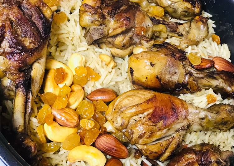 #Arabic dish#
Chicken kabsa