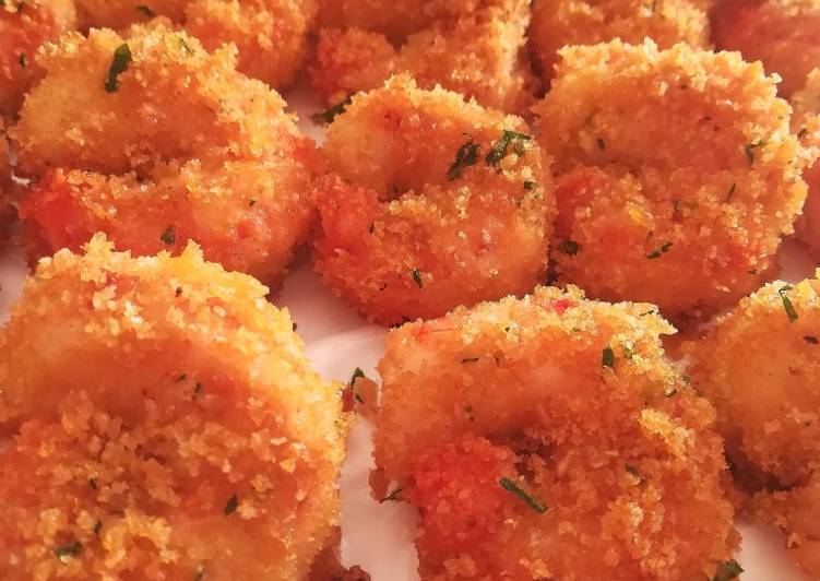 Gamberoni gratinati al forno senza glutine