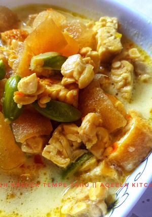 Foto resep Lodeh krecek tahu tempe