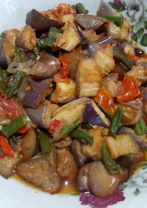 Foto resep Oseng terong kcg panjang