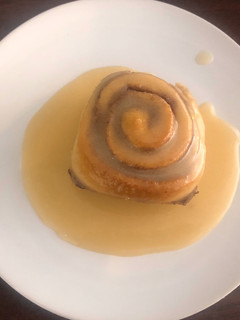A picture of Cinnamon Rolls with Icing Glaze.
