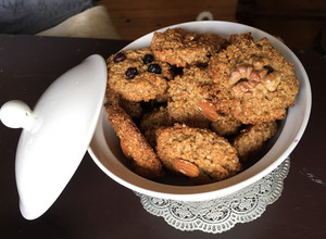 Una foto de Galletas de avena y harina integral