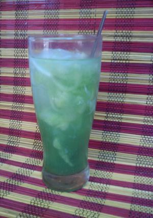 Foto resep Es blewah kelamud#es segar