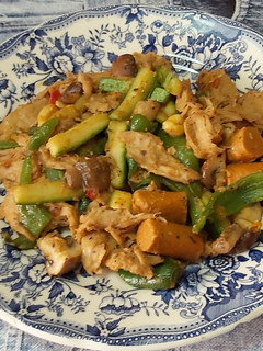Una foto de Tiras vegetales con verduras sin gluten y vegano