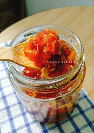 Foto resep Sambal tumis bawang teri