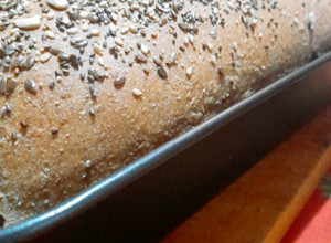 Una foto de Pan con harina integral y salvado