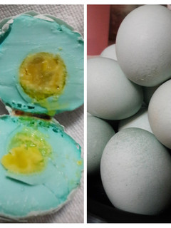 Foto resep Homemade Telur Asin Biru
