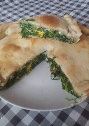 Una foto de Pascualina riquísima de acelga con masa casera 😍🎉