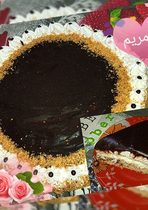 صورة لوصفة كيكة بالشكولاطة