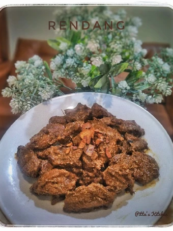 Langkah Gampang Membikin Resep 84. Rendang Daging Bumbu Indofood 🌛 yang Lezat Anti Ribet, Bikin Ngiler